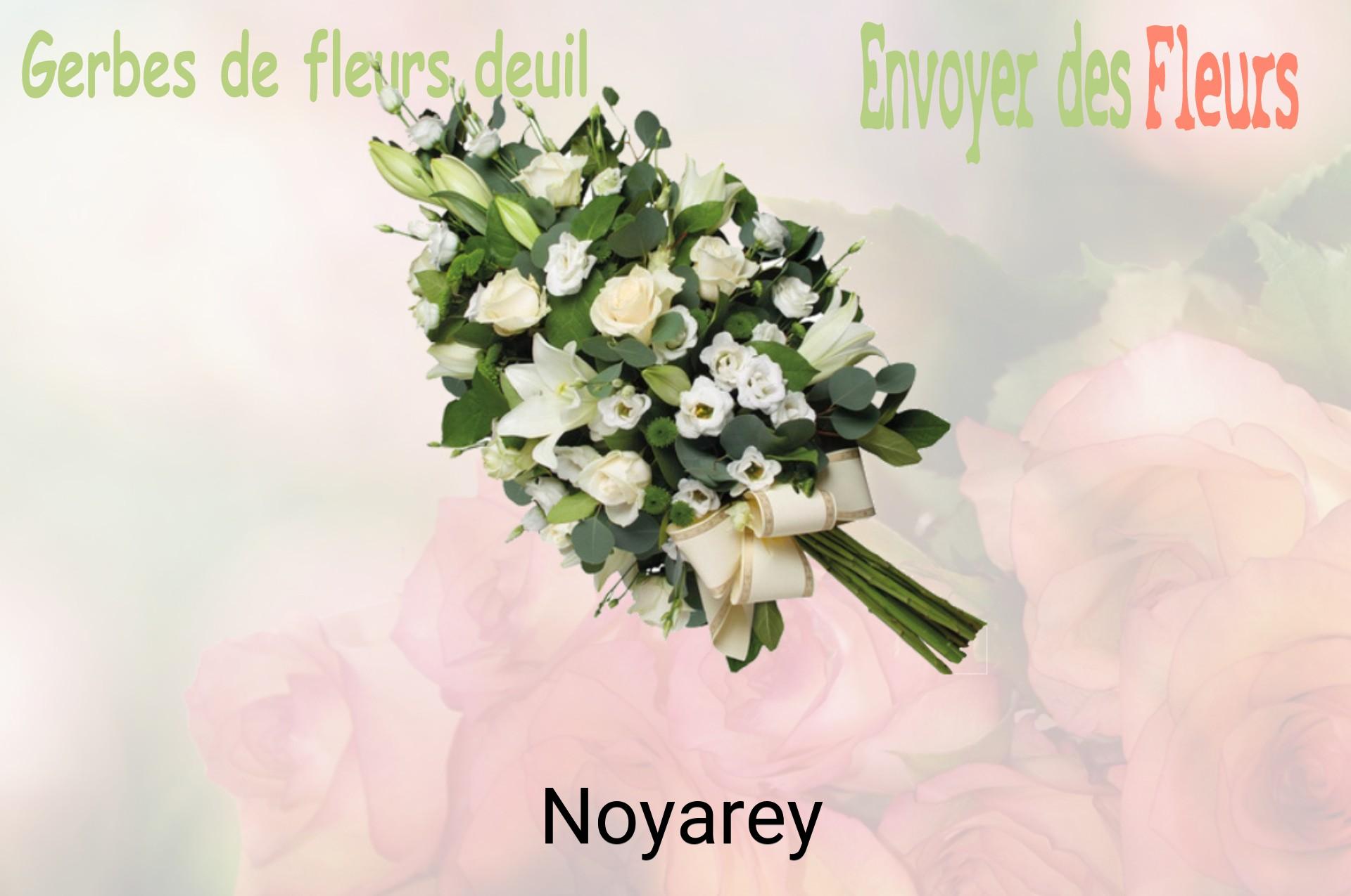 Gerbe de fleurs de deuil livrée à Noyarey